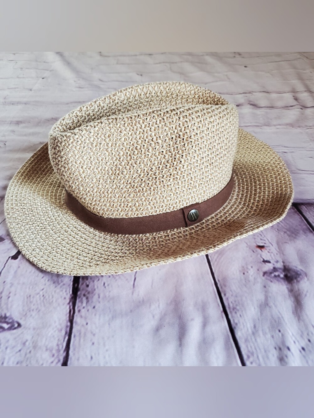 Wallaroo Hat Company Fedora Women's Hat Medium/Large Beige Western Beachy